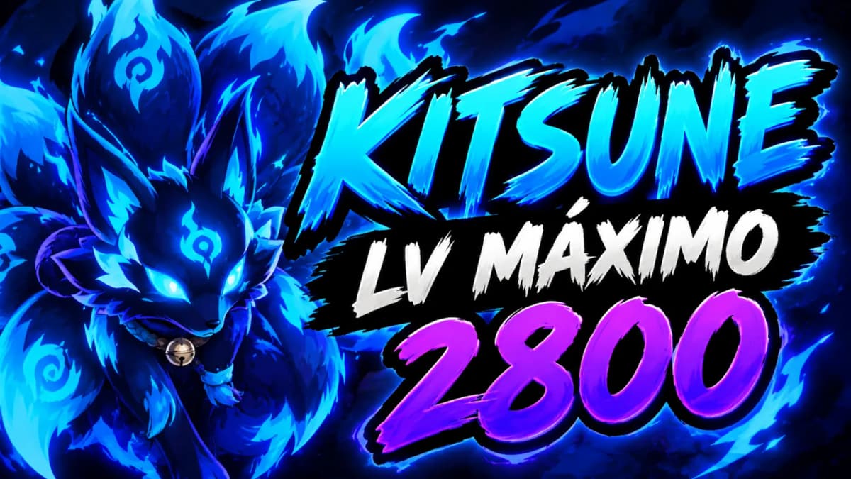 Conta de Blox Fruits Com Kitsune e LV Max