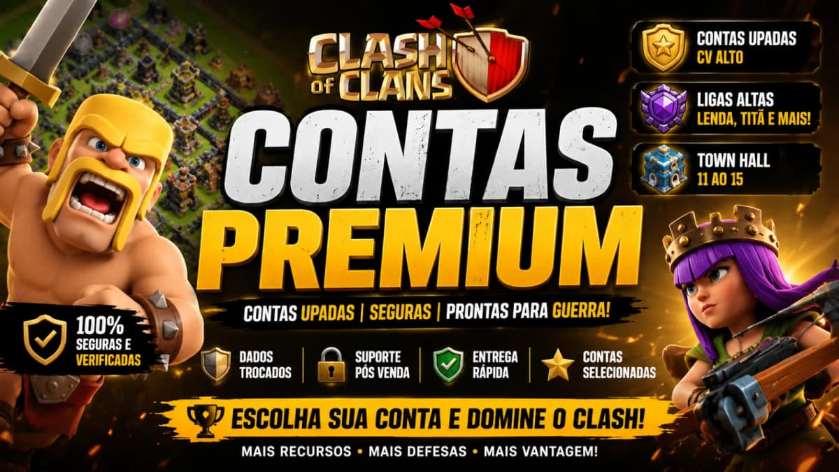 Contas Clash of Clans Avançada | Alta Performance & Ótimo Preço!