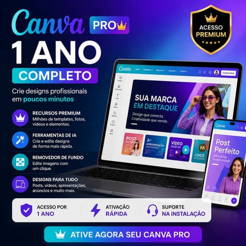 Canva Pro 1 Ano